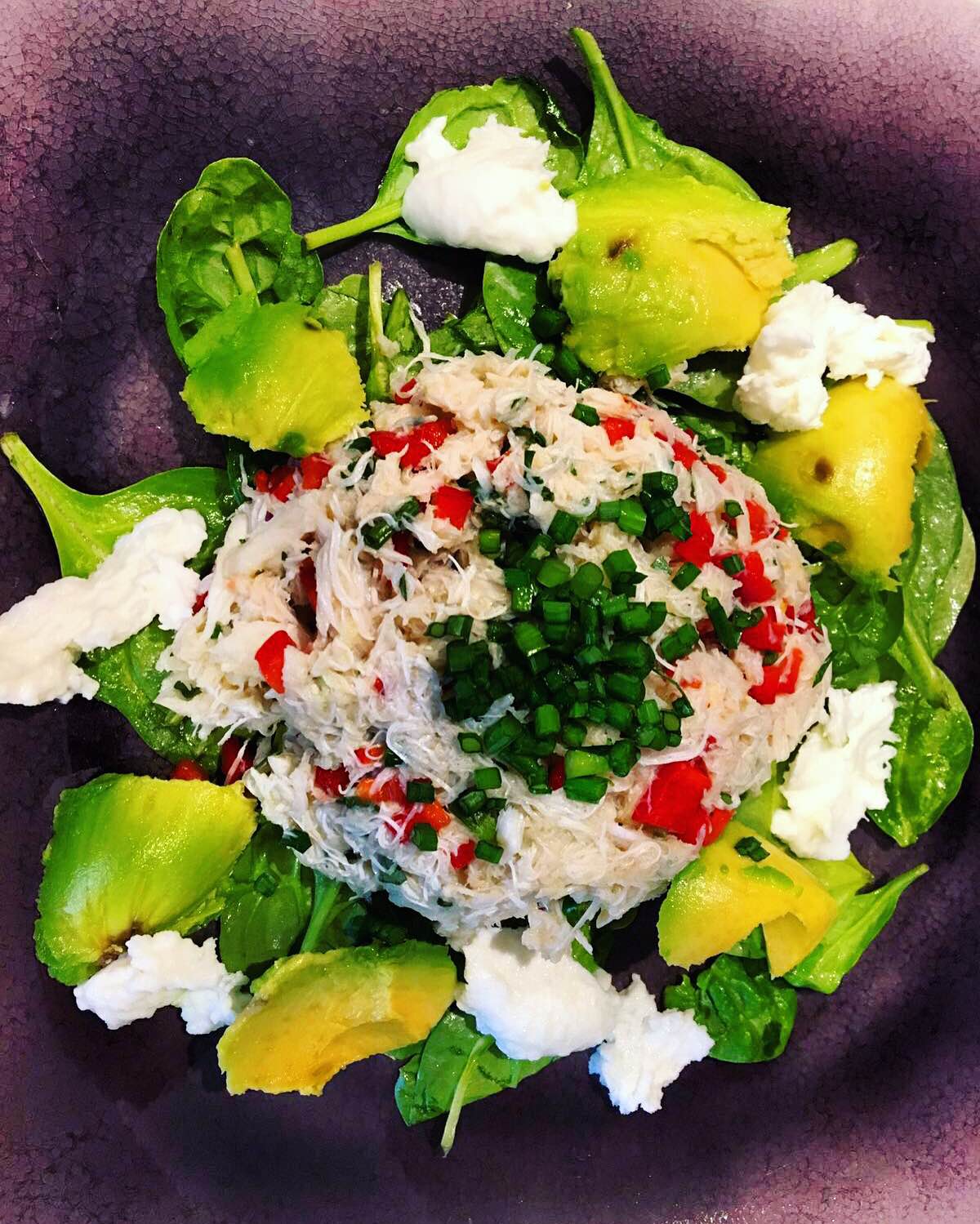 Crab It Salad with Wasabi Dressing